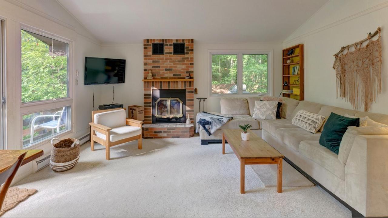 Chalet Dans Les Arbres. 3 Ch. /Trees House 3Bdr Lac Sainte-Marie Bagian luar foto