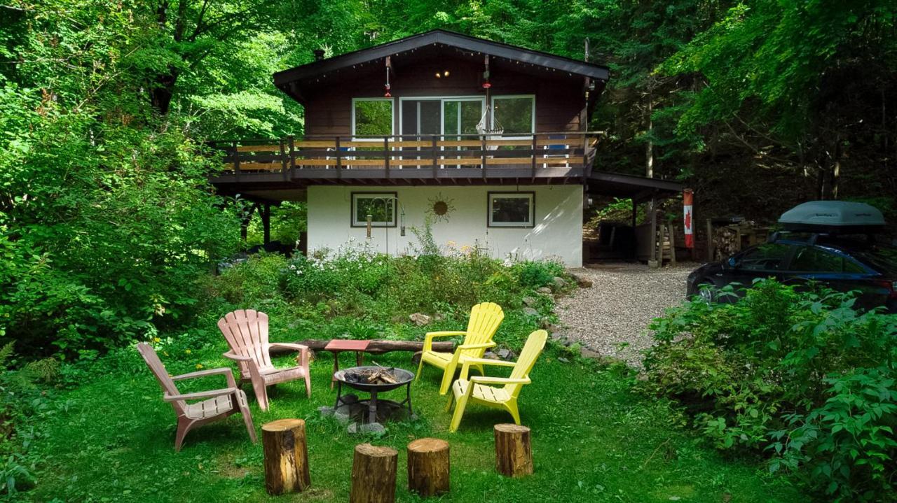 Chalet Dans Les Arbres. 3 Ch. /Trees House 3Bdr Lac Sainte-Marie Bagian luar foto